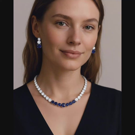 Etna Radiance Tennis Jewelry Set